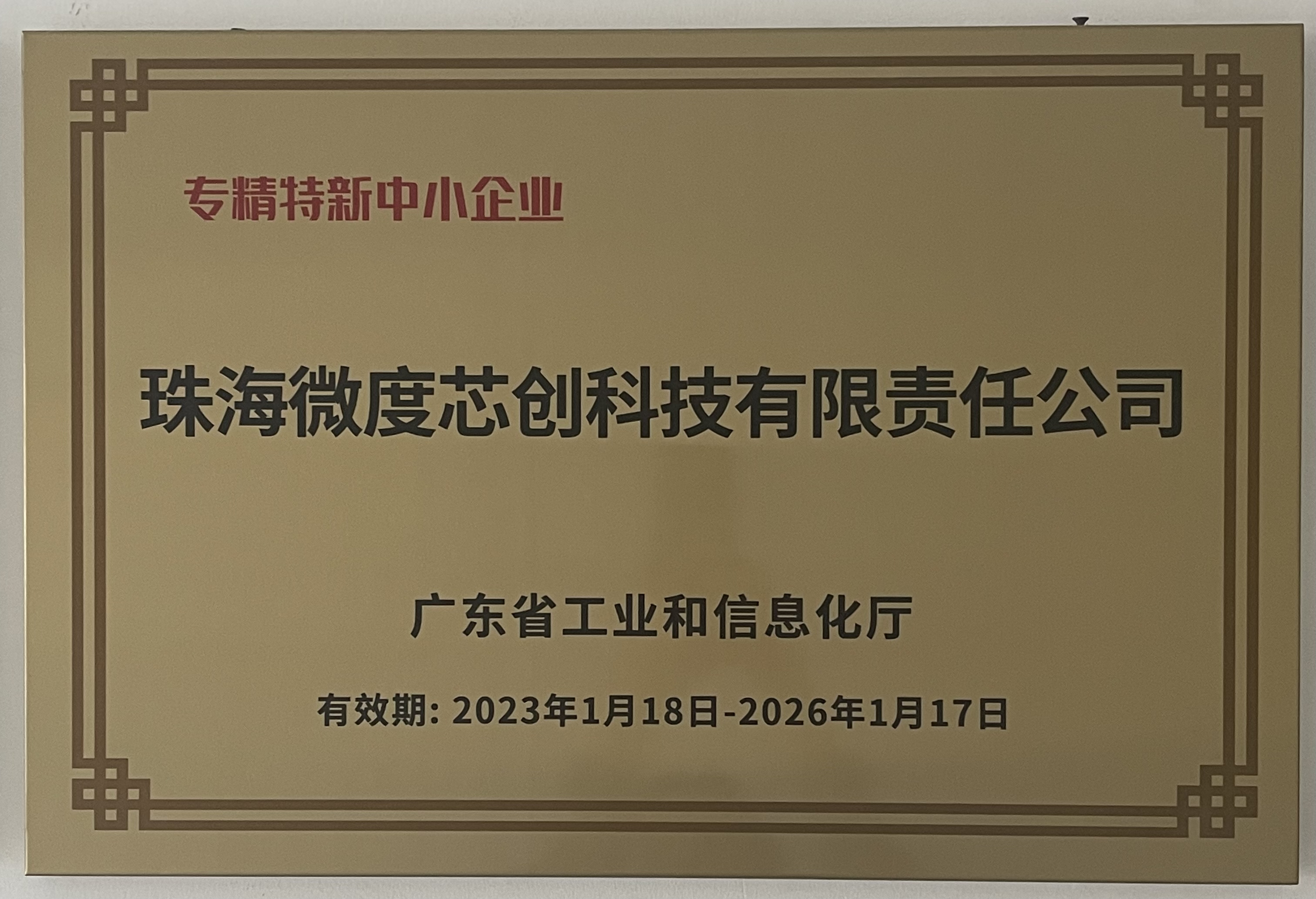 2023年广东省专精特新
